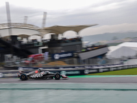 Oliver Bearman of the UK drives the (50) MoneyGram Haas F1 Team VF-24 Ferrari during the Formula 1 Lenovo Grande Premio De Sao Paulo 2024 in...