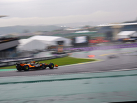 Lando Norris of the UK drives the McLaren F1 Team MCL38 Mercedes during the Formula 1 Lenovo Grande Premio De Sao Paulo 2024 in Sao Paulo, B...