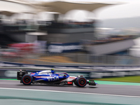 Yuki Tsunoda of Japan drives the (22) Visa Cash app RB VCARB01 Honda RBPT during the Formula 1 Lenovo Grande Premio De Sao Paulo 2024 in Sao...