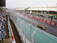 Lando Norris of the UK drives the McLaren F1 Team MCL38 Mercedes during the Formula 1 Lenovo Grande Premio De Sao Paulo 2024 in Sao Paulo, B...