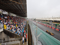 Lando Norris of the UK drives the McLaren F1 Team MCL38 Mercedes during the Formula 1 Lenovo Grande Premio De Sao Paulo 2024 in Sao Paulo, B...