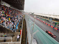 Charles Leclerc of Monaco drives the (16) Scuderia Ferrari SF-24 Ferrari during the Formula 1 Lenovo Grande Premio De Sao Paulo 2024 in Sao...