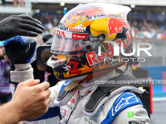 Yuki Tsunoda of Japan drives the (22) Visa Cash app RB VCARB01 Honda RBPT during the Formula 1 Lenovo Grande Premio De Sao Paulo 2024 in Sao...