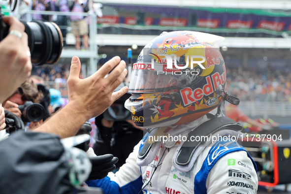 Yuki Tsunoda of Japan drives the (22) Visa Cash app RB VCARB01 Honda RBPT during the Formula 1 Lenovo Grande Premio De Sao Paulo 2024 in Sao...