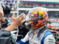 Yuki Tsunoda of Japan drives the (22) Visa Cash app RB VCARB01 Honda RBPT during the Formula 1 Lenovo Grande Premio De Sao Paulo 2024 in Sao...