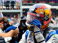 Yuki Tsunoda of Japan drives the (22) Visa Cash app RB VCARB01 Honda RBPT during the Formula 1 Lenovo Grande Premio De Sao Paulo 2024 in Sao...