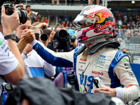 Yuki Tsunoda of Japan drives the (22) Visa Cash app RB VCARB01 Honda RBPT during the Formula 1 Lenovo Grande Premio De Sao Paulo 2024 in Sao...