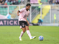 Pietro Ceccaroni of Palermo FC is in action during the Serie B match between Palermo and Cittadella at the Stadio ''Renzo Barbera'' in Paler...