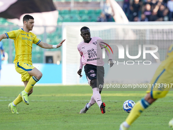 Claudio Gomes of Palermo FC plays during the Serie B match between Palermo and Cittadella at the Stadio ''Renzo Barbera'' in Palermo, Italy,...