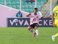 Valerio Verre of Palermo FC is in action during the Serie B match between Palermo and Cittadella at the Stadio ''Renzo Barbera'' in Palermo,...