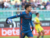 Elhan Kastrati of AS Cittadella is in action during the Serie B match between Palermo and Cittadella at the Stadio ''Renzo Barbera'' in Pale...