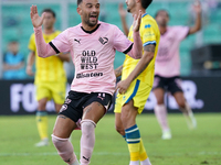 Roberto Insigne of Palermo FC is in action during the Serie B match between Palermo and Cittadella at the Stadio ''Renzo Barbera'' in Palerm...