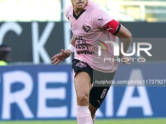 Jacopo Segre of Palermo FC plays during the Serie B match between Palermo and Cittadella at the Stadio ''Renzo Barbera'' in Palermo, Italy,...