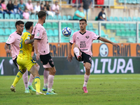 Valerio Verre of Palermo FC is in action during the Serie B match between Palermo and Cittadella at the Stadio ''Renzo Barbera'' in Palermo,...