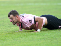 Jeremy Le Douaron of Palermo FC plays during the Serie B match between Palermo and Cittadella at the Stadio ''Renzo Barbera'' in Palermo, It...