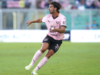 Pietro Ceccaroni of Palermo FC is in action during the Serie B match between Palermo and Cittadella at the Stadio ''Renzo Barbera'' in Paler...