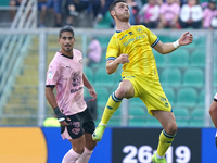 Luca Pandolfi of As Cittadella plays during the Serie B match between Palermo and Cittadella at the Stadio ''Renzo Barbera'' in Palermo, Ita...