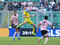 Luca Pandolfi of As Cittadella plays during the Serie B match between Palermo and Cittadella at the Stadio ''Renzo Barbera'' in Palermo, Ita...