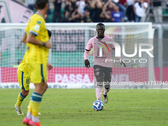 Claudio Gomes of Palermo FC plays during the Serie B match between Palermo and Cittadella at the Stadio ''Renzo Barbera'' in Palermo, Italy,...