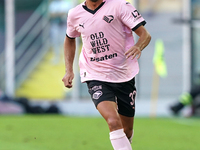 Pietro Ceccaroni of Palermo FC is in action during the Serie B match between Palermo and Cittadella at the Stadio ''Renzo Barbera'' in Paler...