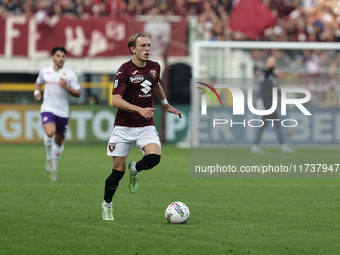 Marcus Pedersen participates in the Serie A 2024-2025 match between Torino and Fiorentina in Torino, Italy, on November 3, 2024. (