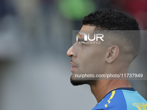 Adam Masina participates in the Serie A 2024-2025 match between Torino and Fiorentina in Torino, Italy, on November 3, 2024 