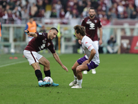 Nikola Vlasic participates in the Serie A 2024-2025 match between Torino and Fiorentina in Torino, Italy, on November 3, 2024. (