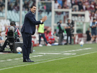 Raffaele Palladino participates in the Serie A 2024-2025 match between Torino and Fiorentina in Torino, Italy, on November 3, 2024. (