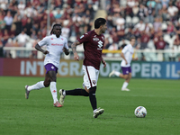 Guillermo Maripan participates in the Serie A 2024-2025 match between Torino and Fiorentina in Torino, Italy, on November 3, 2024 (