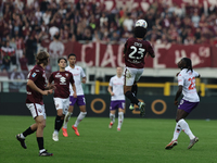 Sa?l Coco participates in the Serie A 2024-2025 match between Torino and Fiorentina in Torino, Italy, on November 3, 2024. (