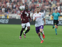 Lucas Beltran participates in the Serie A 2024-2025 match between Torino and Fiorentina in Torino, Italy, on November 3, 2024. (