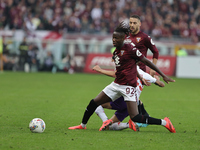 Alieu Njie participates in the Serie A 2024-2025 match between Torino and Fiorentina in Torino, Italy, on November 3, 2024 (