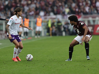 Andrea Colpani participates in the Serie A 2024-2025 match between Torino and Fiorentina in Torino, Italy, on November 3, 2024. (