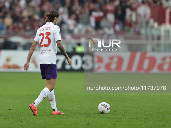 Andrea Colpani participates in the Serie A 2024-2025 match between Torino and Fiorentina in Torino, Italy, on November 3, 2024. 