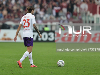 Andrea Colpani participates in the Serie A 2024-2025 match between Torino and Fiorentina in Torino, Italy, on November 3, 2024. (