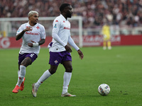 Christian Kouame during the Serie A 2024-2025 match between Torino and Fiorentina in Torino, Italy, on November 3, 2024 (