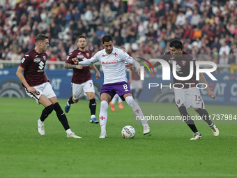 Rolando Mandragora participates in the Serie A 2024-2025 match between Torino and Fiorentina in Torino, Italy, on November 3, 2024. (