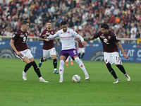 Rolando Mandragora participates in the Serie A 2024-2025 match between Torino and Fiorentina in Torino, Italy, on November 3, 2024. (