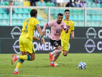 Jeremy Le Douaron of Palermo FC plays during the Serie B match between Palermo and Cittadella at the Stadio ''Renzo Barbera'' in Palermo, It...