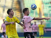 Jeremy Le Douaron of Palermo FC plays during the Serie B match between Palermo and Cittadella at the Stadio ''Renzo Barbera'' in Palermo, It...