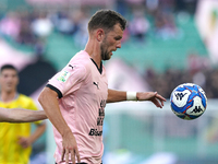 Jeremy Le Douaron of Palermo FC plays during the Serie B match between Palermo and Cittadella at the Stadio ''Renzo Barbera'' in Palermo, It...