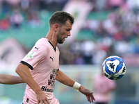 Jeremy Le Douaron of Palermo FC plays during the Serie B match between Palermo and Cittadella at the Stadio ''Renzo Barbera'' in Palermo, It...