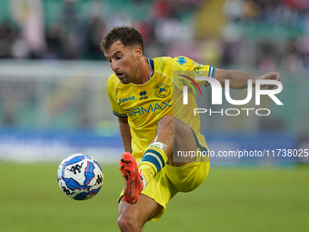 Andrea Magrassi of As Cittadella is in action during the Serie B match between Palermo and Cittadella at the Stadio Renzo Barbera in Palermo...