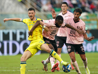 Luca Pandolfi of As Cittadella is in action during the Serie B match between Palermo and Cittadella at the Stadio ''Renzo Barbera'' in Paler...