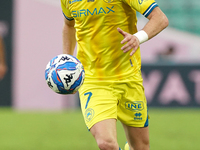 Luca Pandolfi of As Cittadella is in action during the Serie B match between Palermo and Cittadella at the Stadio ''Renzo Barbera'' in Paler...