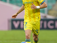 Luca Pandolfi of As Cittadella is in action during the Serie B match between Palermo and Cittadella at the Stadio ''Renzo Barbera'' in Paler...