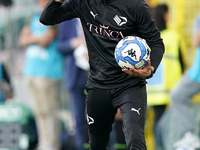 Alessio Dionisi, head coach of Palermo FC, watches the Serie B match between Palermo and Cittadella at the Stadio ''Renzo Barbera'' in Paler...