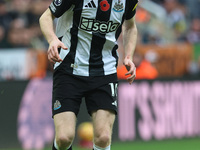 Anthony Gordon of Newcastle United participates in the Premier League match between Newcastle United and Arsenal at St. James's Park in Newc...