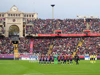 A minute of silence takes place for the deceased and victims in Valencia due to the DANA before the match between FC Barcelona and RCD Espan...