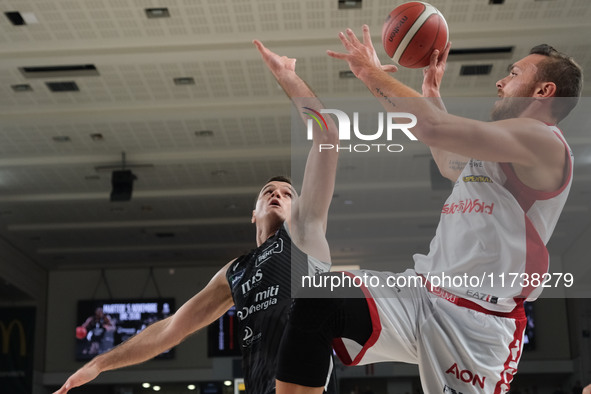 Stefano Tonut of EA7 Emporio Armani Milano is in action during the match between Dolomiti Energia Trentino and EA7 Emporio Armani Milano, re...